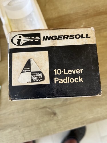 Nuovo lucchetto di sicurezza Ingersoll CS712 Close Shackle 10 leve, grillo 10 mm 3 chiavi - Foto 12 di 12