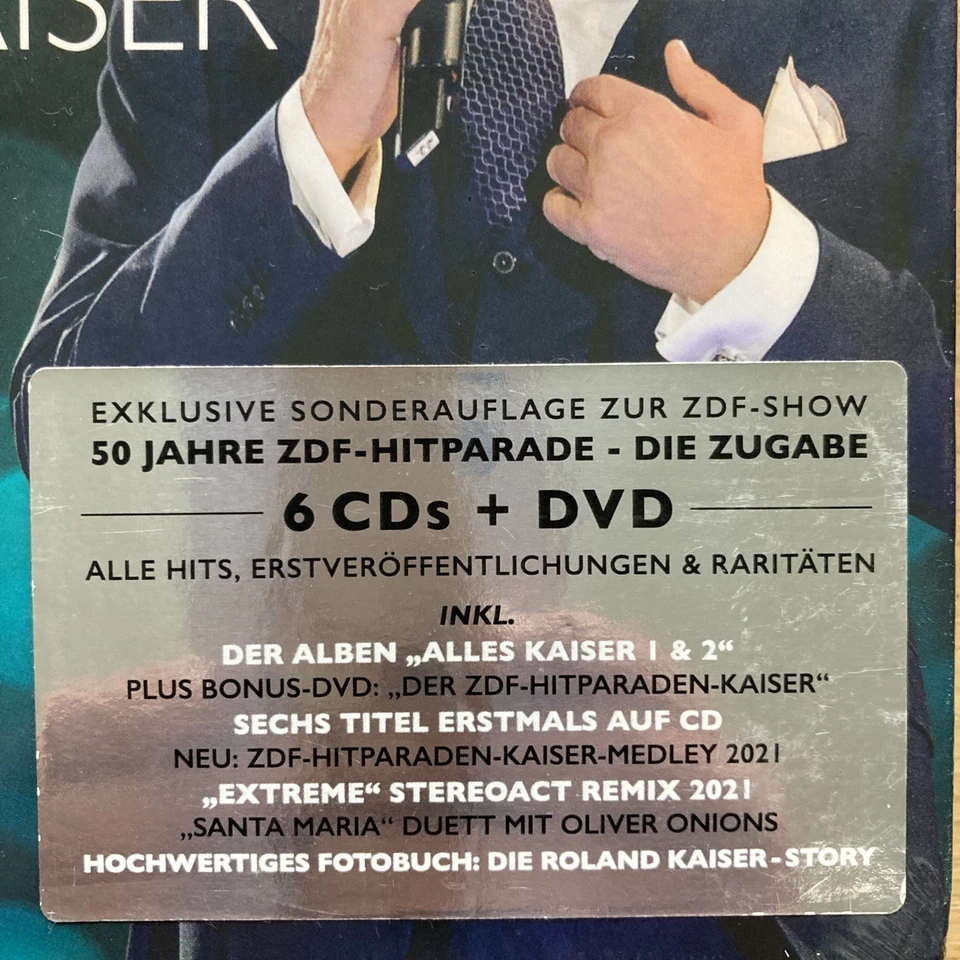 ROLAND KAISER - ALLES KAISER (6 CDs + DVD, Limitierte Deluxe Edition) NEU & OV!P - Bild 2 von 4