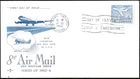 🍁Canada  #436    "JET PLANE - OTTAWA"    Fine Used  1964  First Day Cover