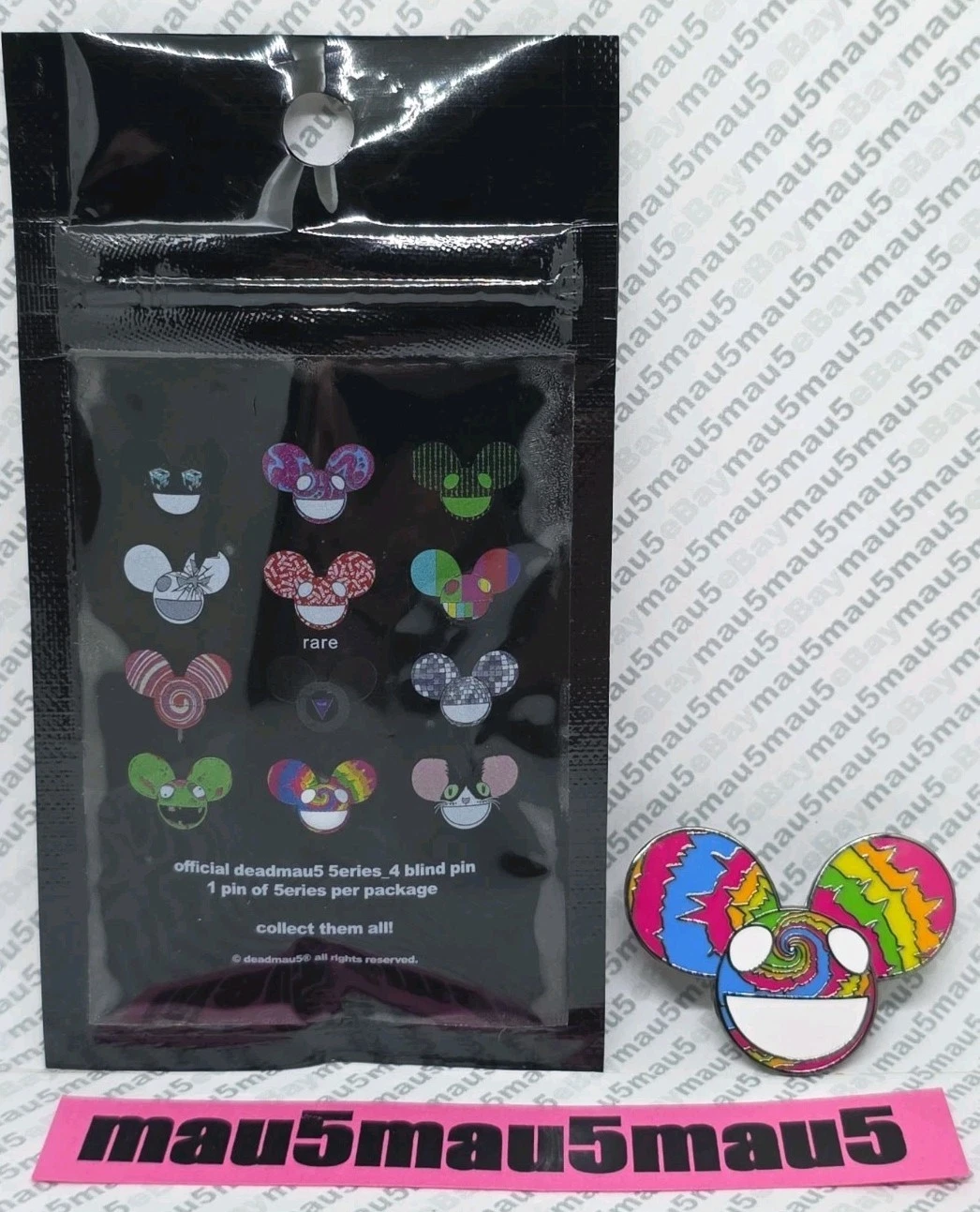 Series 4 Enamel Pin Tie Dye