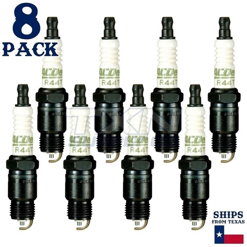 8 Pack ACDelco Standard Spark Plugs 1971 for Chevrolet Impala 6.6L ps - Picture 1 of 3