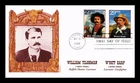 DR JIM STAMPS US COVER BILL TILGHMAN LEGENDS OF THE WEST FDC COMBO