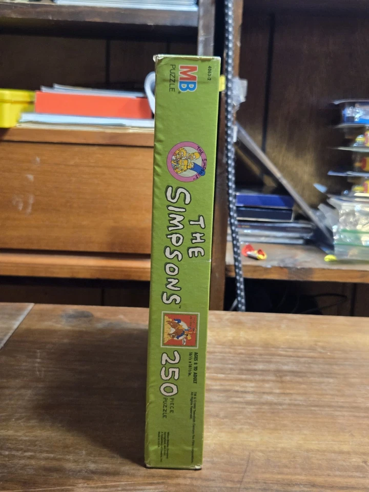 Sealed  Vintage 1990 Simpsons Bart Simpson Puzzle 250 Piece Aye Carumba 16.5x16. - Image 4 of 4