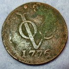 Magic Key Date 1776 Date of Independence! Colonial New York Penny Voc Holland M
