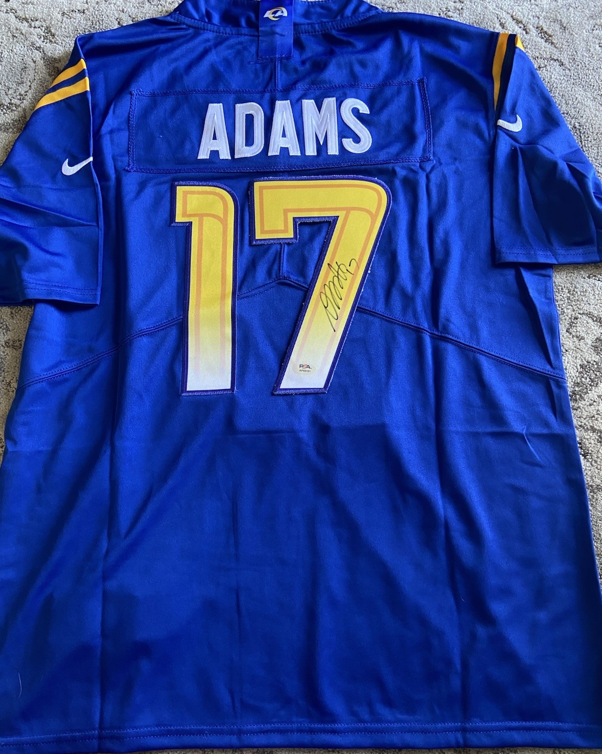 Davante Adams Autographed Signed Autograph Auto Los Angeles Rams Jersey PSA/DNA 
