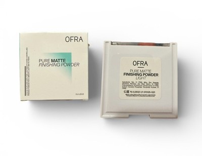 OFRA Cosmetics Pure Matte Finishing Powder Light Shade Light Skin Pressed Powder