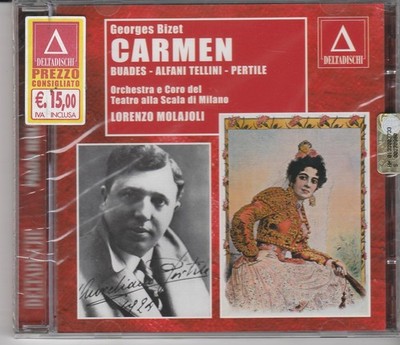 CD GEORGES BIZET - CARMEN Buades Alfani Tellini Pertile Theater an der Treppe Scala