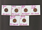 1910S / 1912S / 1913S / 1915S / 1922D / 1924D - NICER "FINE CONDITION" LINCOLN c