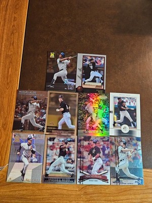 MOISES ALOU - **Premium Lot of 10 Different** -Astros - (All NRMT-MINT)