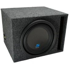 Universal Car Stereo Vented Port Single 10" Alpine S-W10D4 Type S Sub Box New