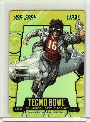 Joe Cool 2026 Bo Jackson Battle Arena Tecmo Bowl Joe Montana Steel Gold Coin 130