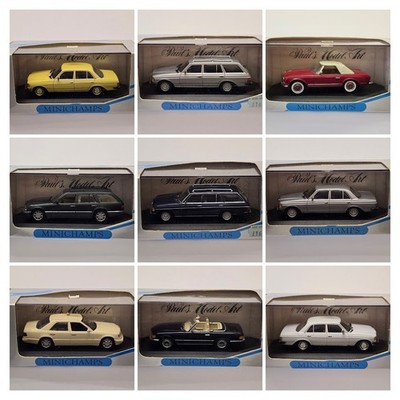 Minichamps Mercedes-Benz, Wählen Sie Ihr Auto, teils sehr selten, 1/43 Paul's Model Art