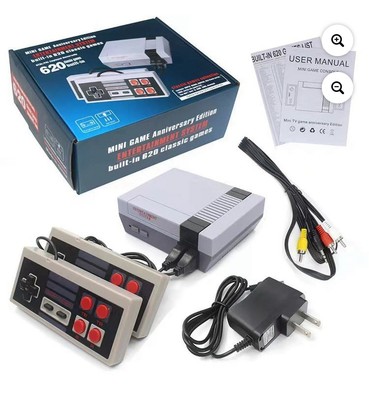   Handheld Family Recreation Game Console Built-in 620 Classic Games Dual7793