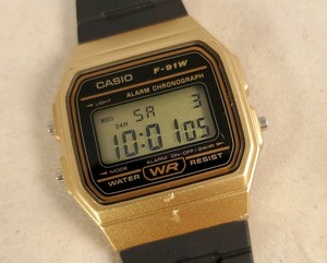 casio f91 gold