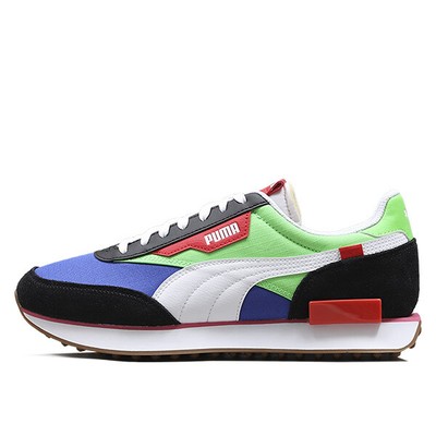 puma future rider blue green