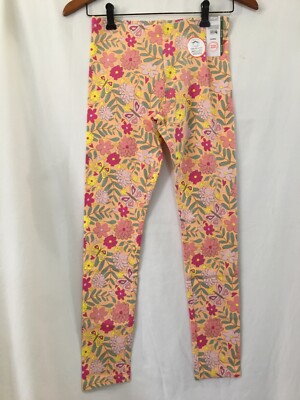 NWT Wonder Nation Leggings Girls Tough Cotton Peach Floral Flowers many sizes