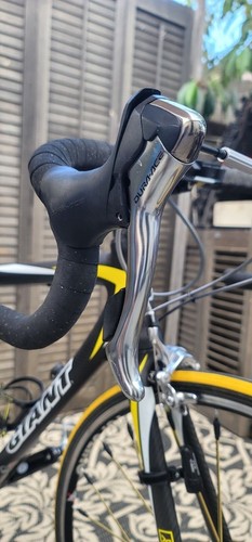 Giant Once Team tcr carbon 51cm whit carbon fiber and thermoplastic resin wheels - Picture 6 of 20