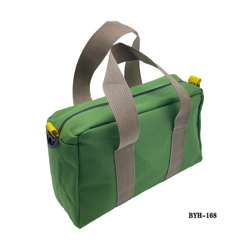 Heavy Duty Canvas Tool Bag with Metal Zipper Muti-Purpose Portable Waterproof - Picture 100 of 119