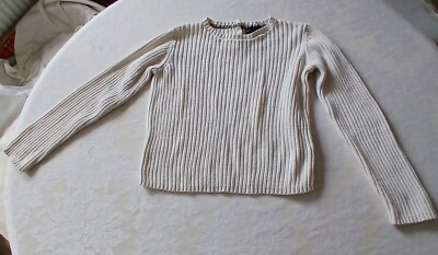 Pullover/ 38 kurz Langarm von Cynthia Rowley weiß