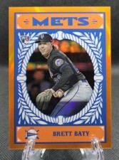 2023 Bowman Chrome Bowman Ascensions Orange Refractors Brett Baty 23/25 Mets SSP