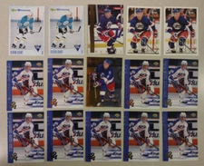 15 Card Lot of DERON QUINT w/ROOKIES! NHL Jets Must for any Collector! FREE S&H!