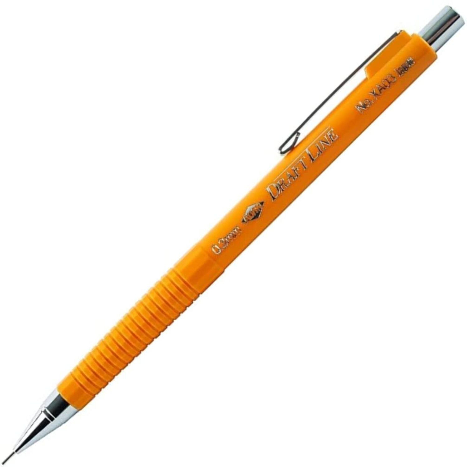 Alvin XA03 Draft-Line 0.3mm Yellow Barrel Mechanical Pencil,