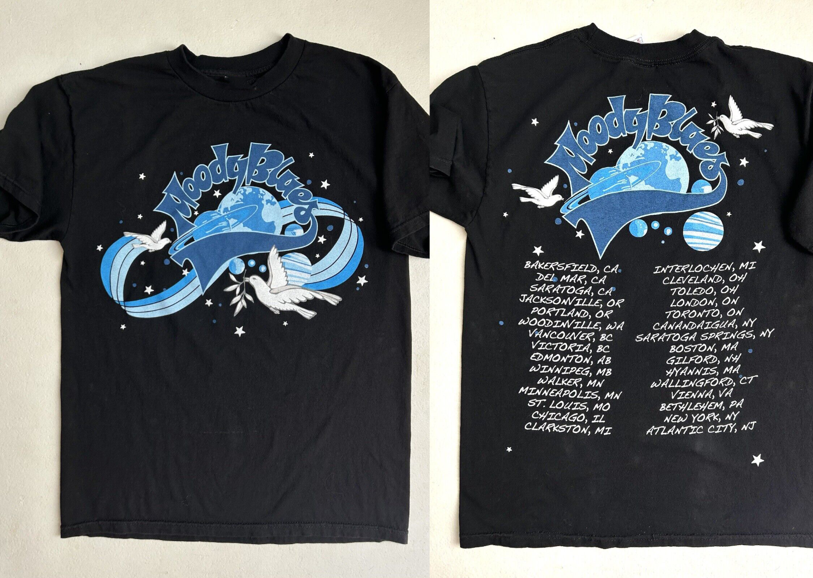The Moody Blues Tour T-Shirt Cotton Full Size Unisex S-5XL BO1280