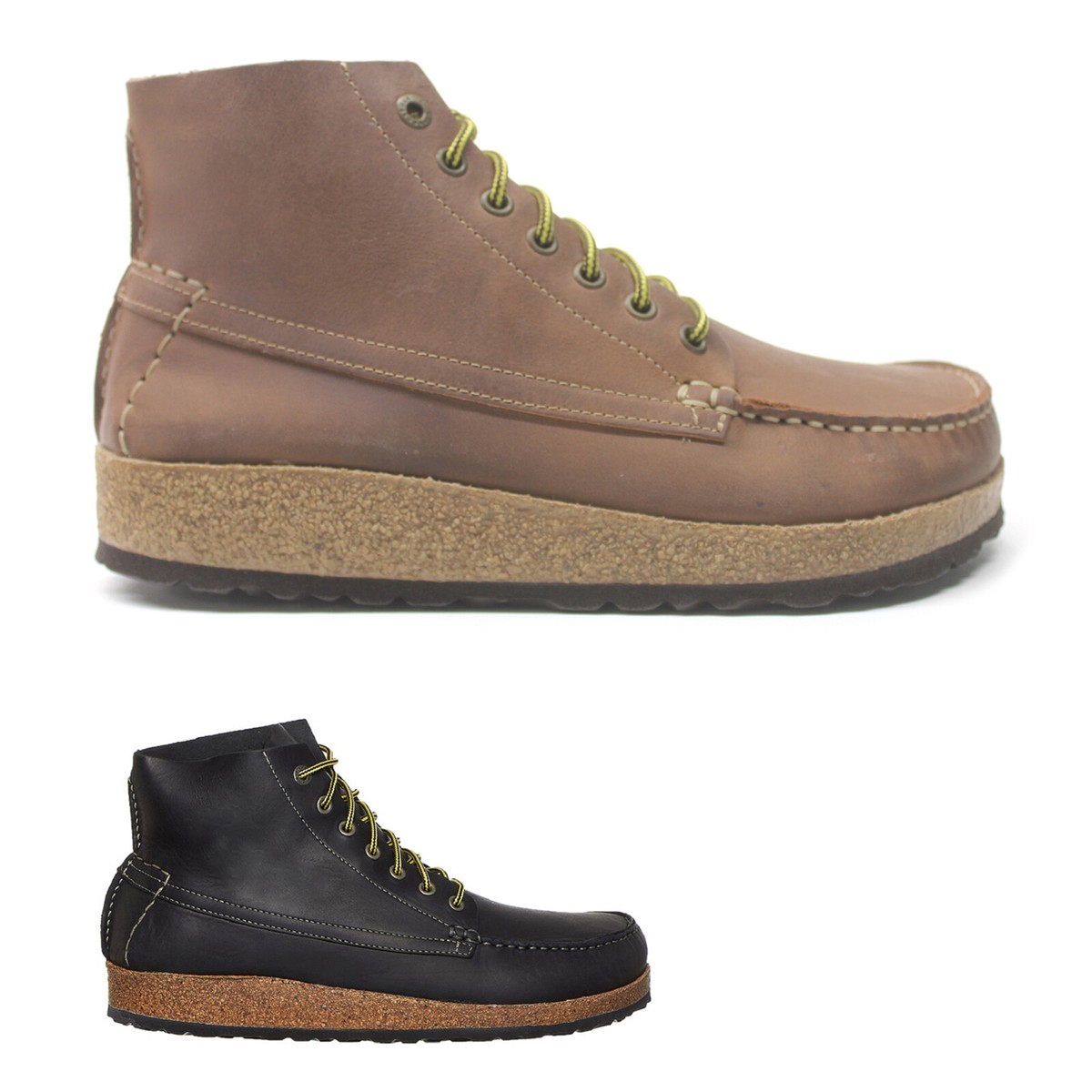 BIRKENSTOCK/Marton/TEA Marton Birkenstock Leather Lace-Up Casual black