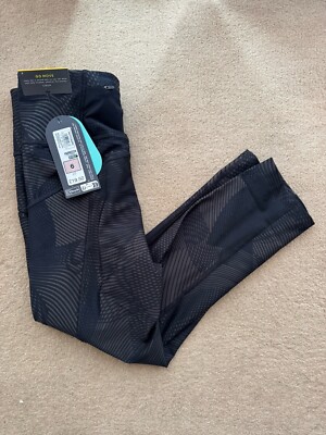 M&S Black Cropped Gym Leggings BNWT size Marks And