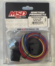 MSD Electric Fan Harness Relay Kit Manual-30A...