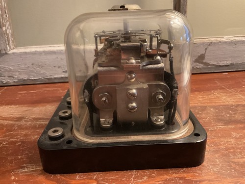 Vintage General Communication Glass Domed Railroad Telephone - Picture 6 of 8