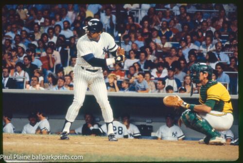 Reggie Jackson de los Yankees de Nueva York color original 35 mm diapositiva - Imagen 1 de 1