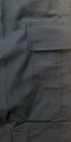 NWT GALLS MENS BLACK LARGE REGULAR 6 POCKET POLY COTTON RIPSTOP BDU PANTS - Picture 7 of 10