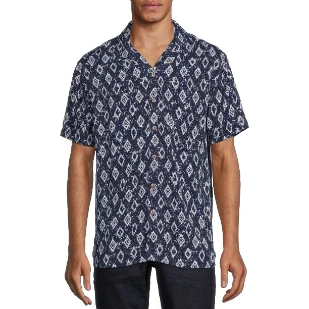George Hawaiian Casual Button-Down Shirts for Men