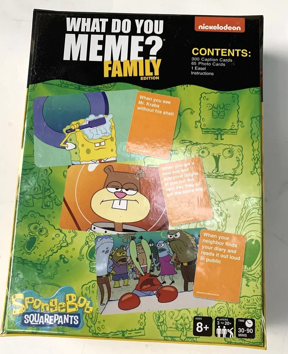 Nickelodeon What Do You Meme? Family- SpongeBob SquarePants Edition 