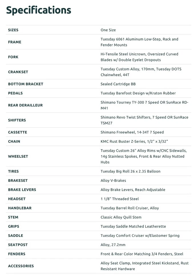 New in box Tuesday Cycle 2022 August 7 Low Step Cruiser Bike - Image 2 of 4