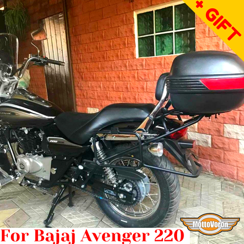 For Bajaj Avenger 220 rack luggage system side carriers for Monokey