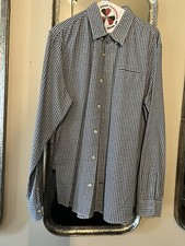 mensXL Banana Republic dress shirt blue check