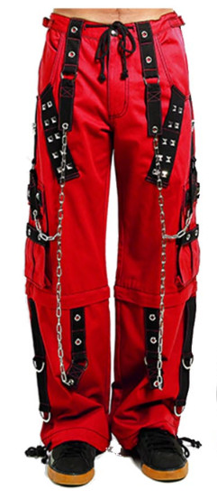 Pantalones Tripp NYC Puño Oscuro Rojo