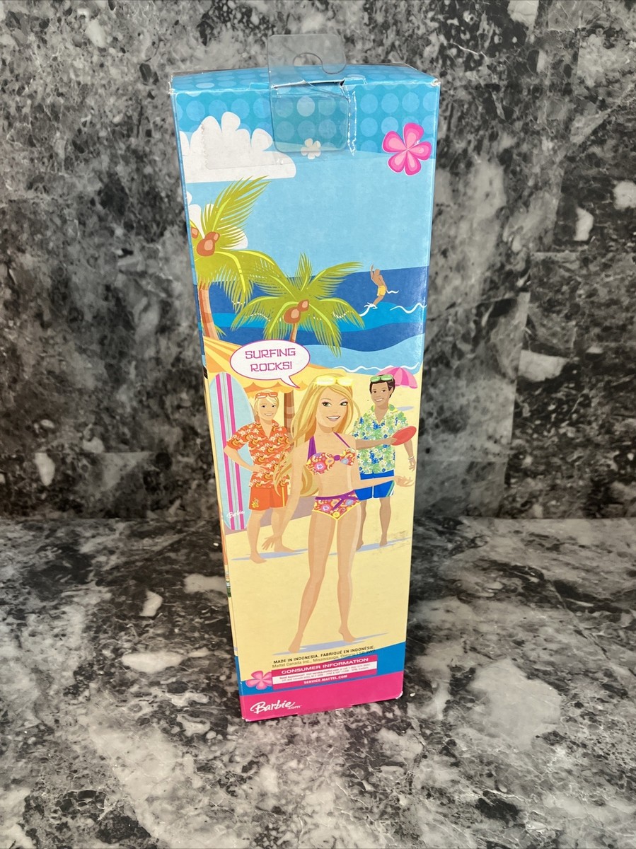 Brand New 2007 SURF'S UP BEACH SUMMER BARBIE DOLL L9545 | eBay