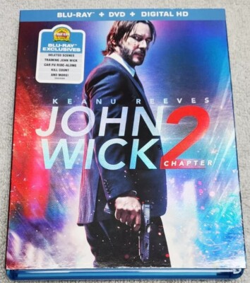 John Wick: Chapter 2 Blu-ray, DVD, & Digital HD 2017 Keanu Reeves Summit TESTED