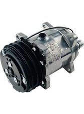 Universal A/C Compressor with 2PK Clutch 508 V Belt Style 5H14 Rear Exit