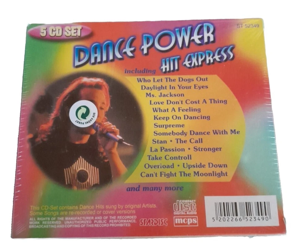 5 Cd"s DANCE POWER HIT EXPRESS NEU - Bild 2 von 2