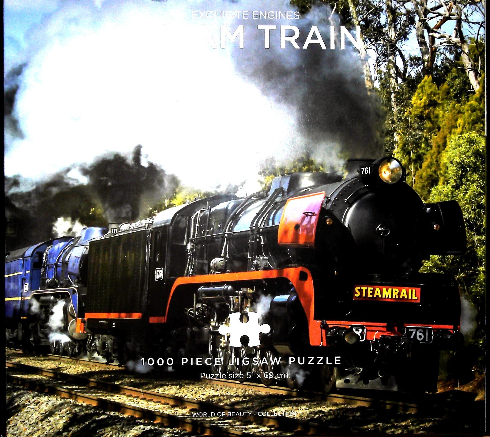 Steam Train Railway Jigsaw Puzzle 1000 Pieces New And Sealed