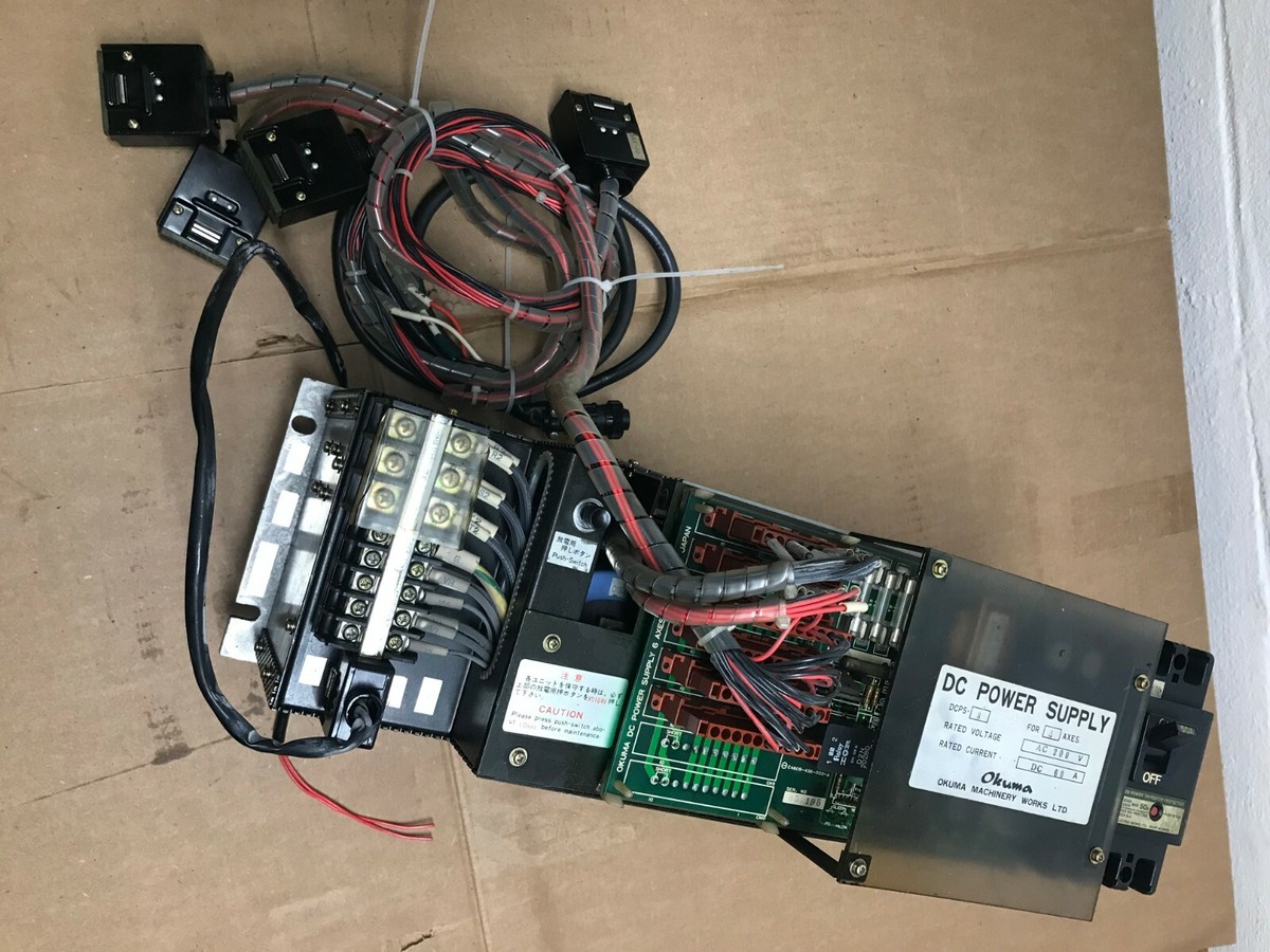 Okuma 4 axis DCPS-3 dc power supply unit for 4 axes CNC - AC Okuma 4 axis DCPS-3 dc power supply unit for 4 axes CNC - AC