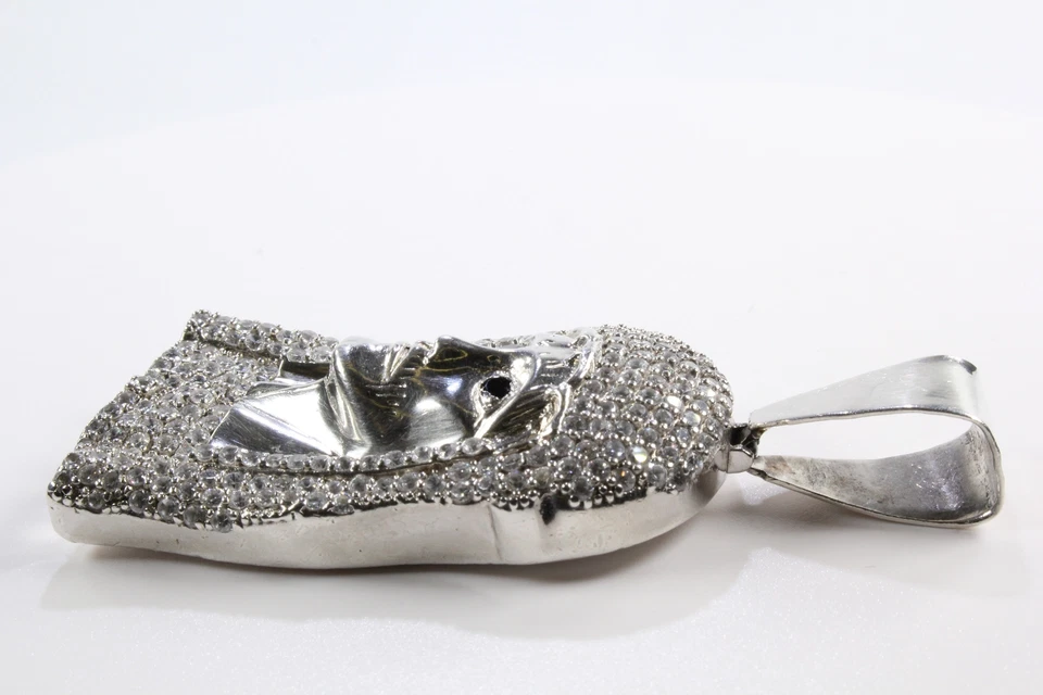 Women's Sterling Silver 925 Pendant with & Onyx Stones Free Shipping #80077 - Image 3 of 4