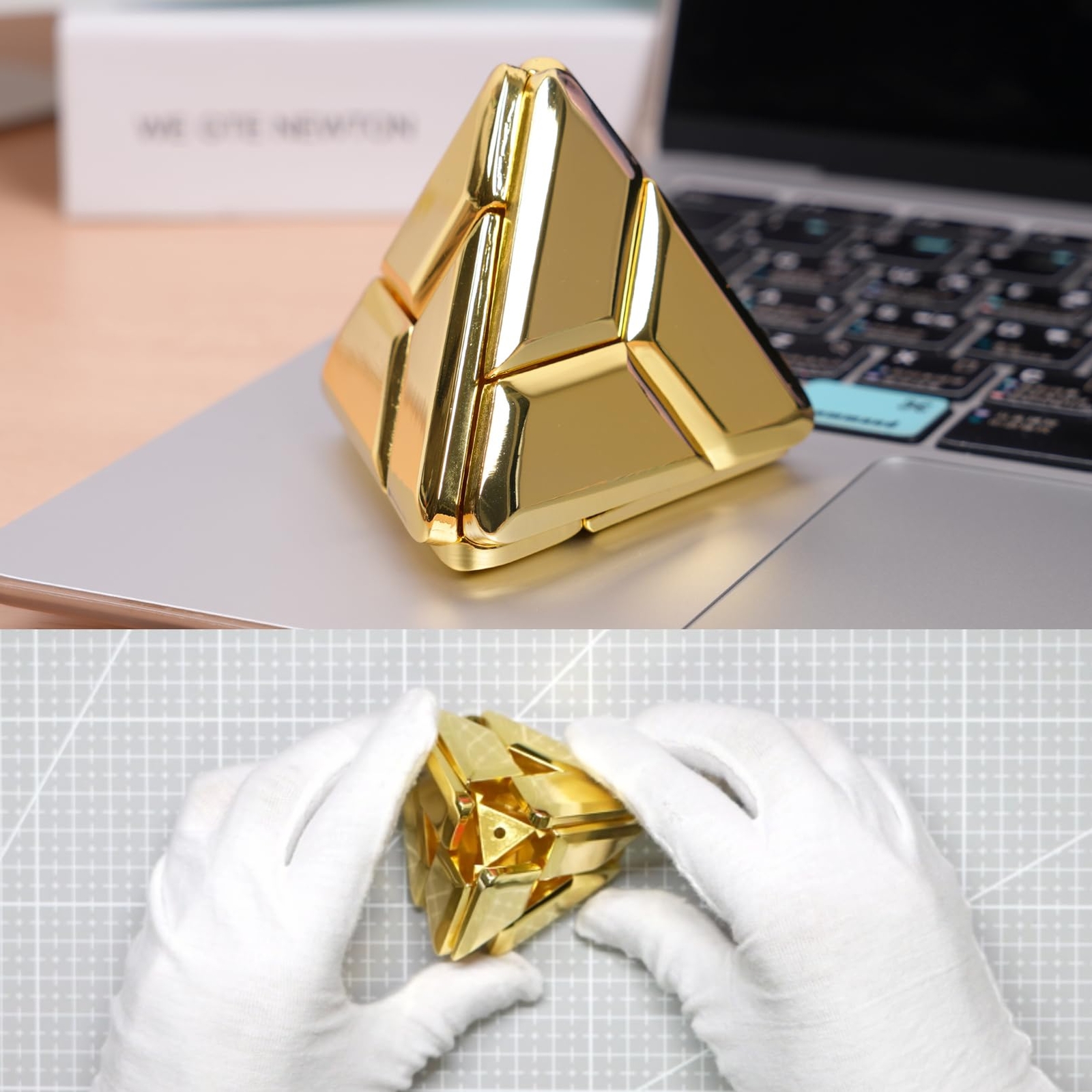 Metal-Puzzle Brain-Teaser 3D-Toys Fidget-Toys Cool-Gadgets-Stuff Triangular C...