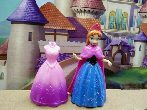 Disney Magiclip Polly Pocket Princess Anna Doll