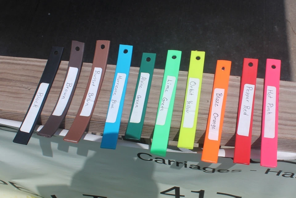 100 ft roll Weaver Soft Grip 5/8" HURRICANE BLUE material US made - Image 2 of 2