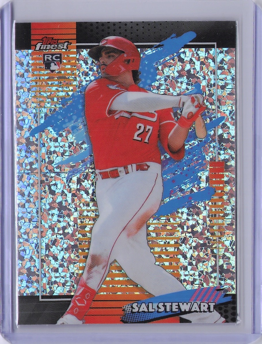 Sal Stewart 2026 Finest #179 Mini-Diamond Refractors